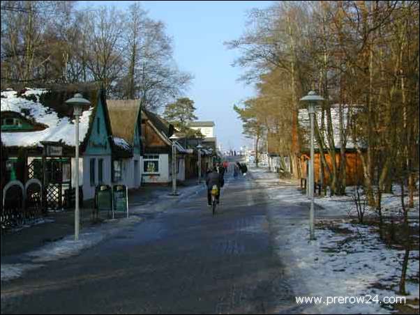 Der Strand vom Ostseebad Prerow im Winter