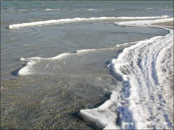 Der Strand vom Ostseebad Prerow im Winter